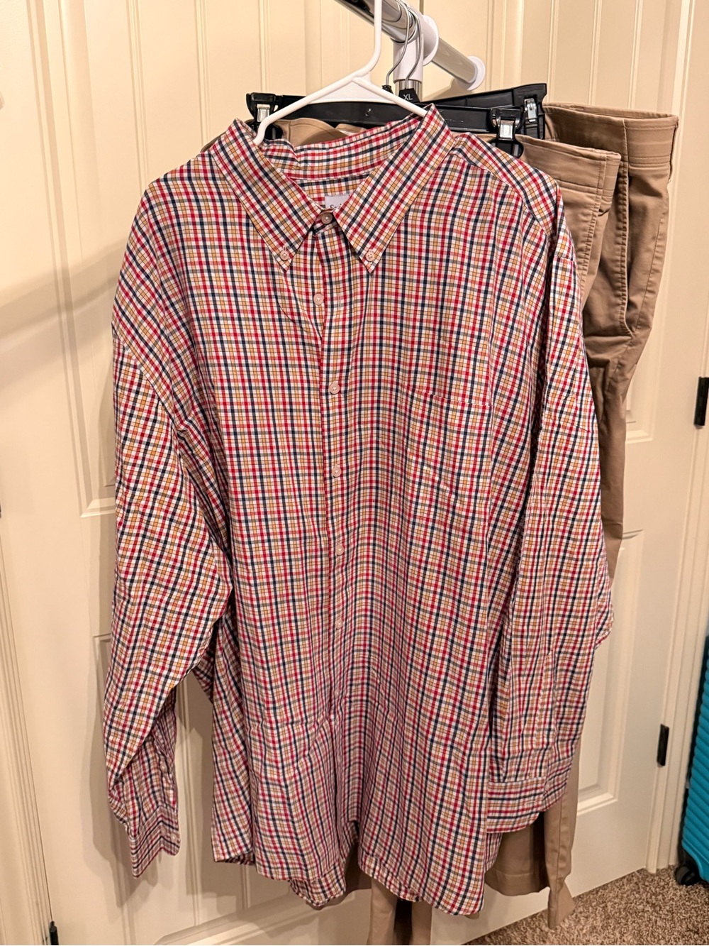 Saddlebred Multicolor Plaid Button-Down Shirt